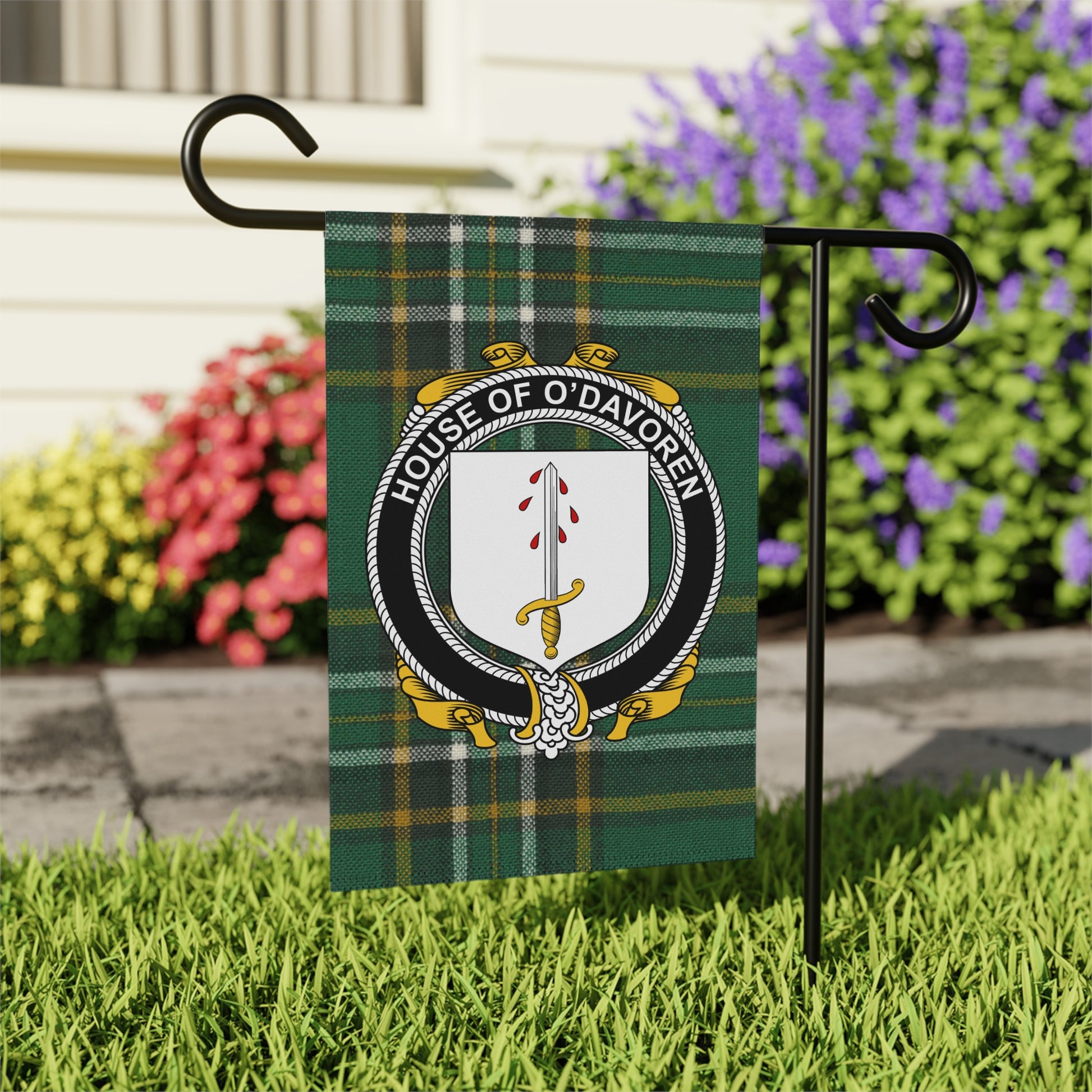 House of O'Davoren Crest Garden Flag product