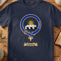 Eiston Scottish clan crest T-shirt in navy