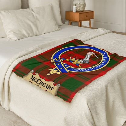 Scottish Clan McCreary Tartan Throw Blanket - Living Stone Gifts