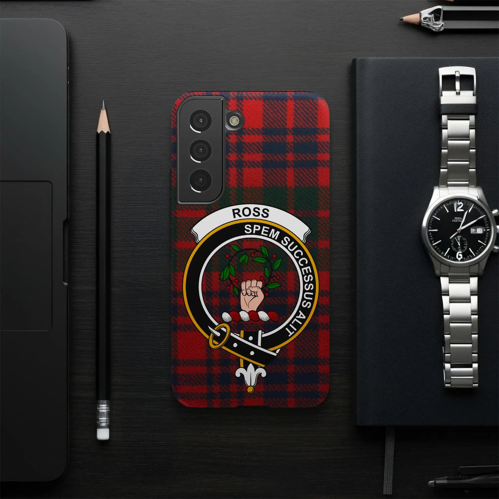 Ross spem successus alit tartan crest phone case — Samsung Galaxy variant