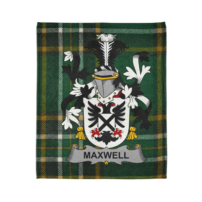 Maxwell Authentic Family Crest Design Plaid Blanket product