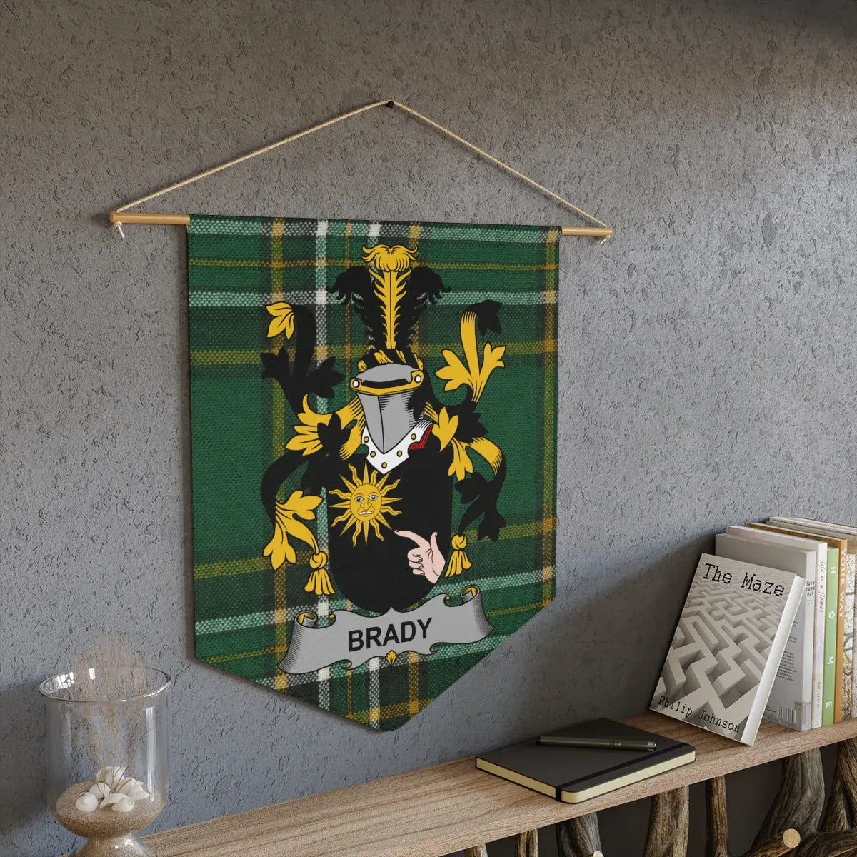 Personalized Family Crest Hanging Tapestry product