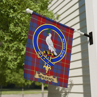 Whannel Tartan Crest Flag Wall Decor Product