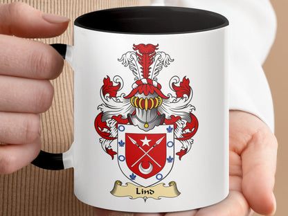 Lind Scottish Clan Coat of Arms Accent Mug - Living Stone Gifts