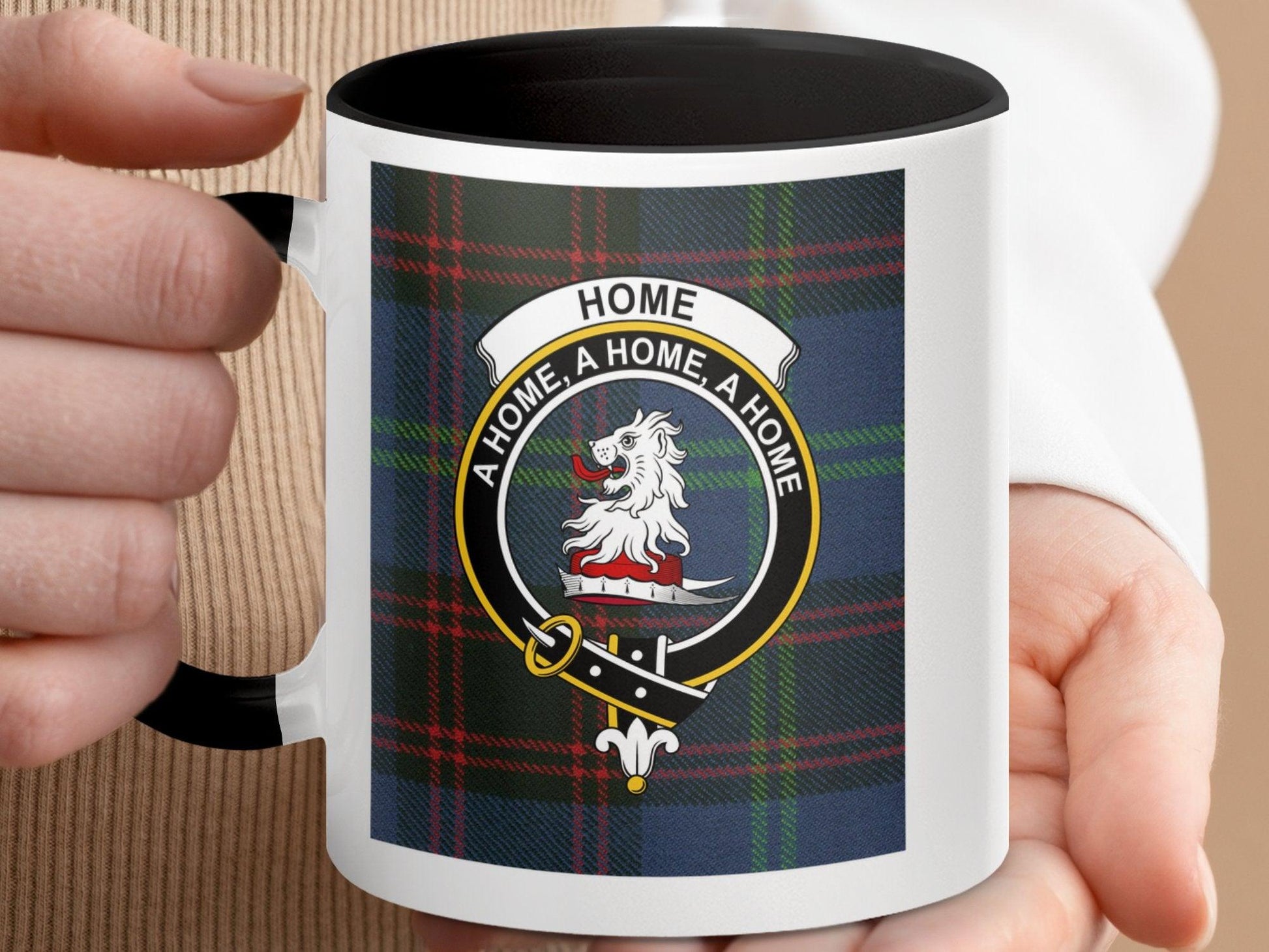 Scottish Clan Crest Tartan Plaid Mug Home Symbol Design - Living Stone Gifts