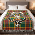 Gibson Family Crest Blanket with Latin Motto Design