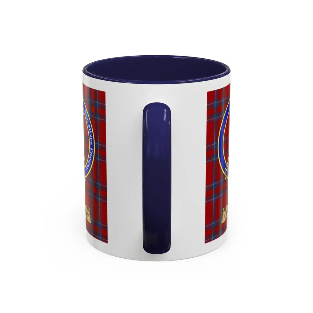 Cuthbert clan crest mug shown in 11 oz and 15 oz sizes