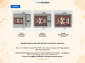 Size guide for Borlands Scottish family shield woven blanket on a Caledonia tartan background