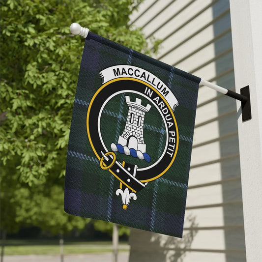 Maccallum In Ardua Peti Blue Tartan Garden Flag product
