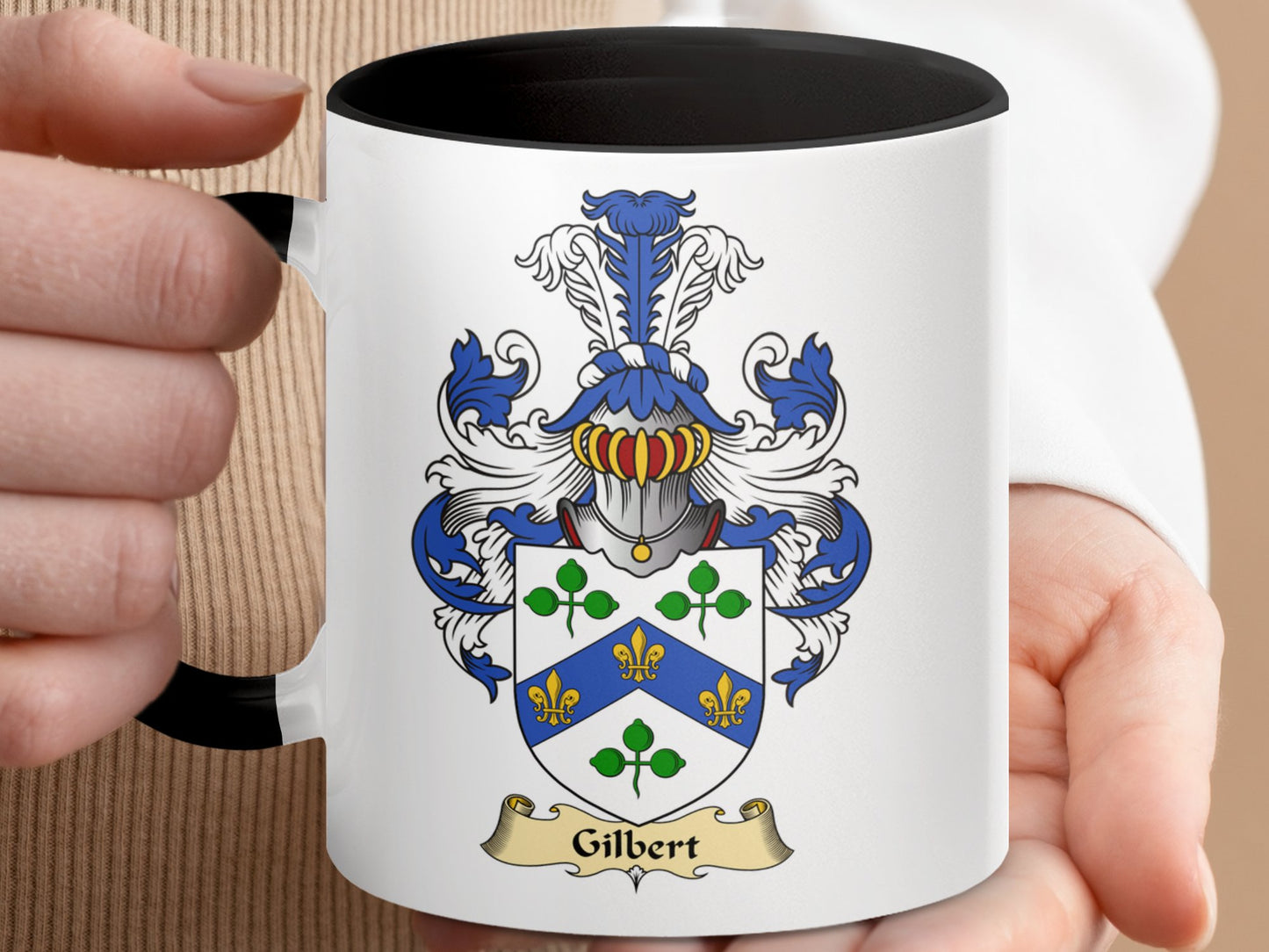 Clan Gilbert Scottish Clan Accent Coffee Mug - Living Stone Gifts