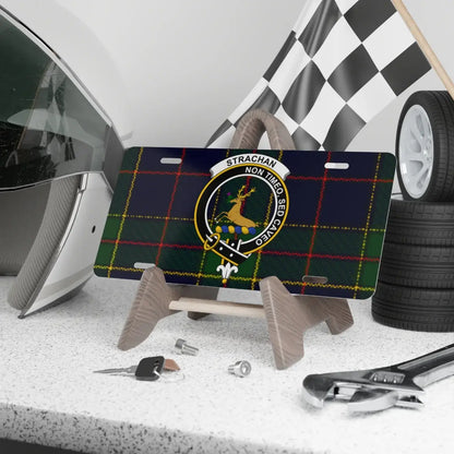 Strachan Non Time Sed Caveo Plaid Emblem License Plate product