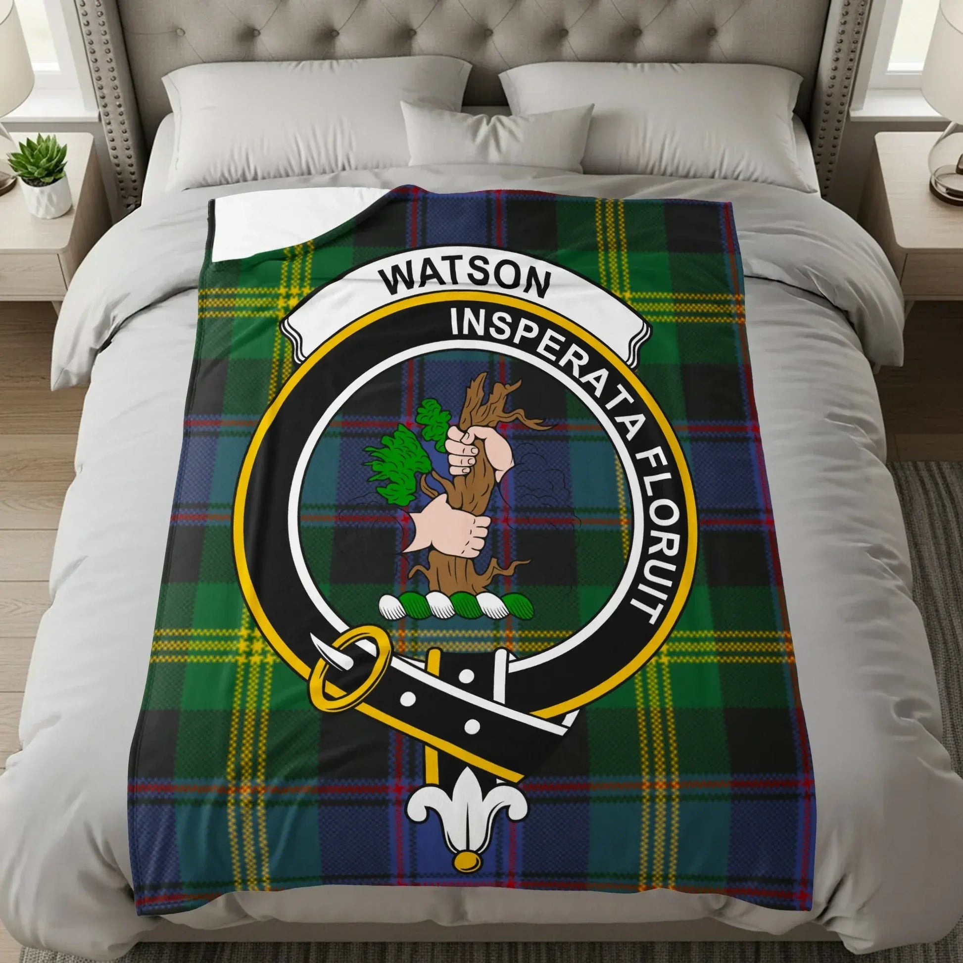 Watson Insperata Floruit Tartan Blanket product