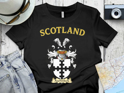 Scotland Auchinleck Crest Emblem Short Sleeve T-Shirt product