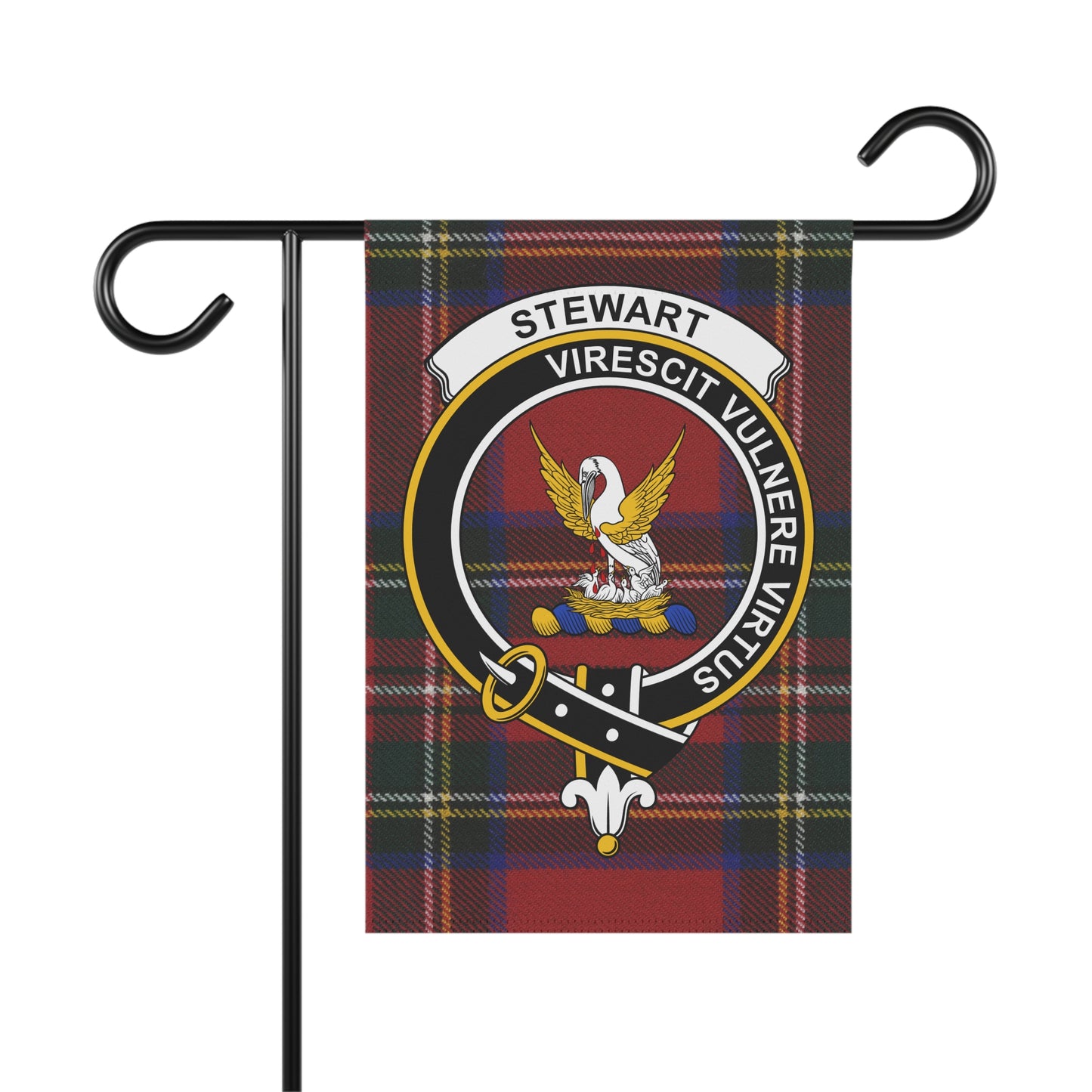 Royal Stewart Clan Scottish Clan Scottish Tartan Crest Garden Flag