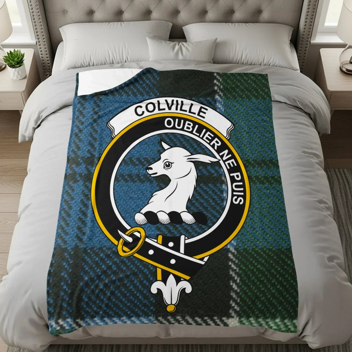 Colville Oublier Ne Puis Emblem Cozy Bed Blanket product
