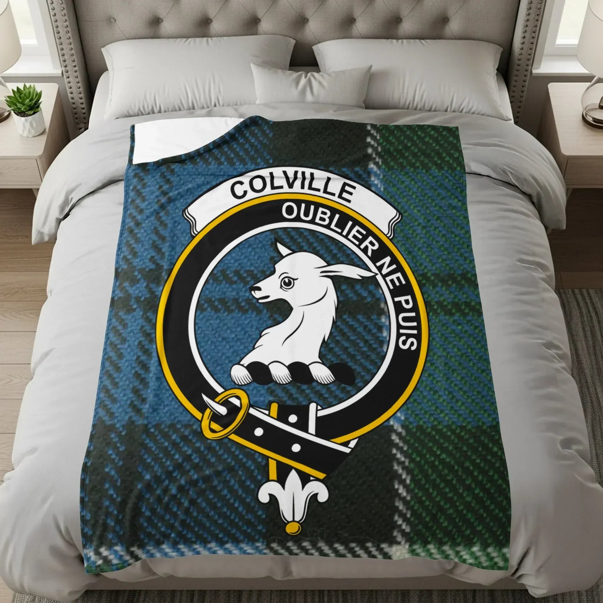 Colville Oublier Ne Puis Emblem Cozy Bed Blanket product
