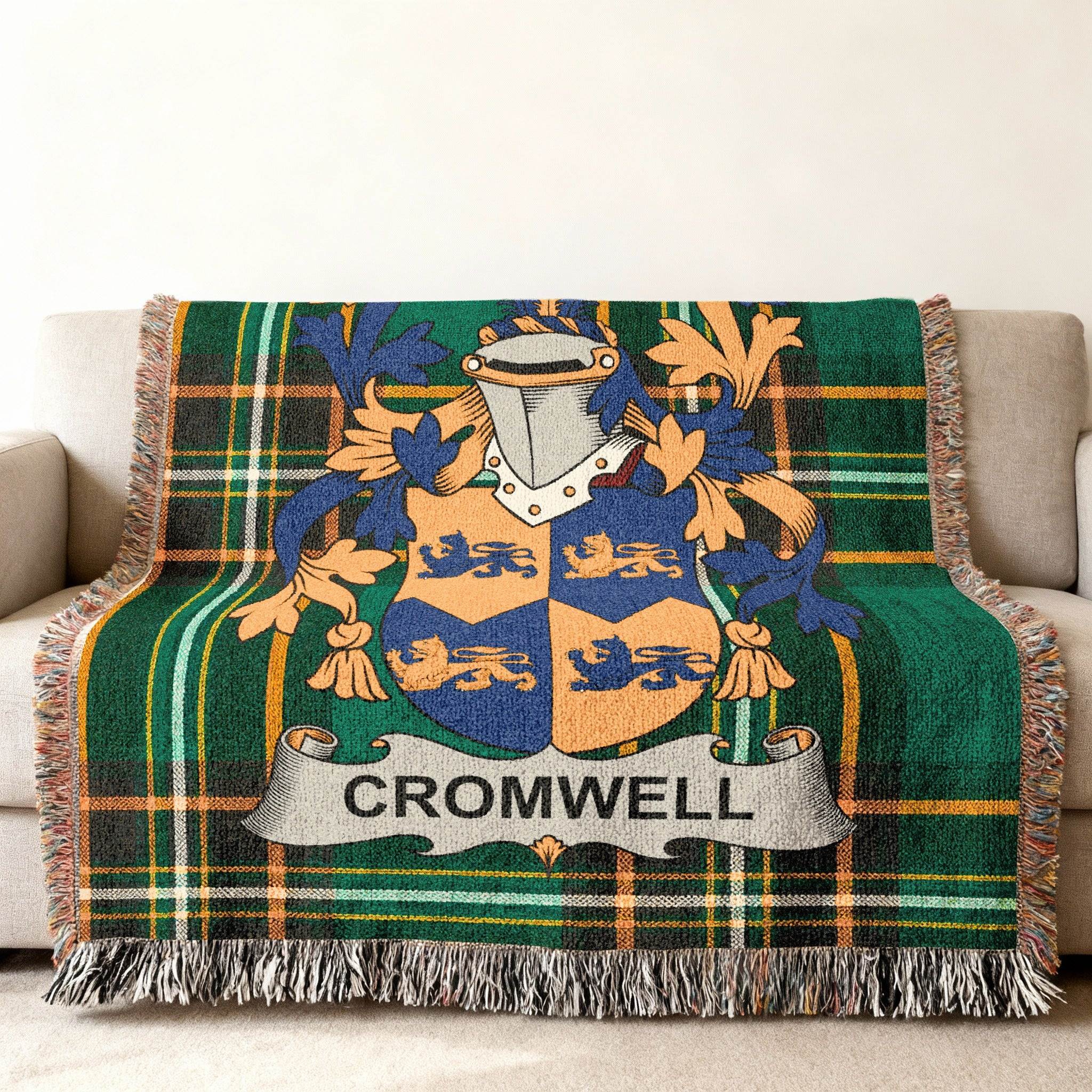 Cromwell Family Crest Tartan Plaid Pattern product type