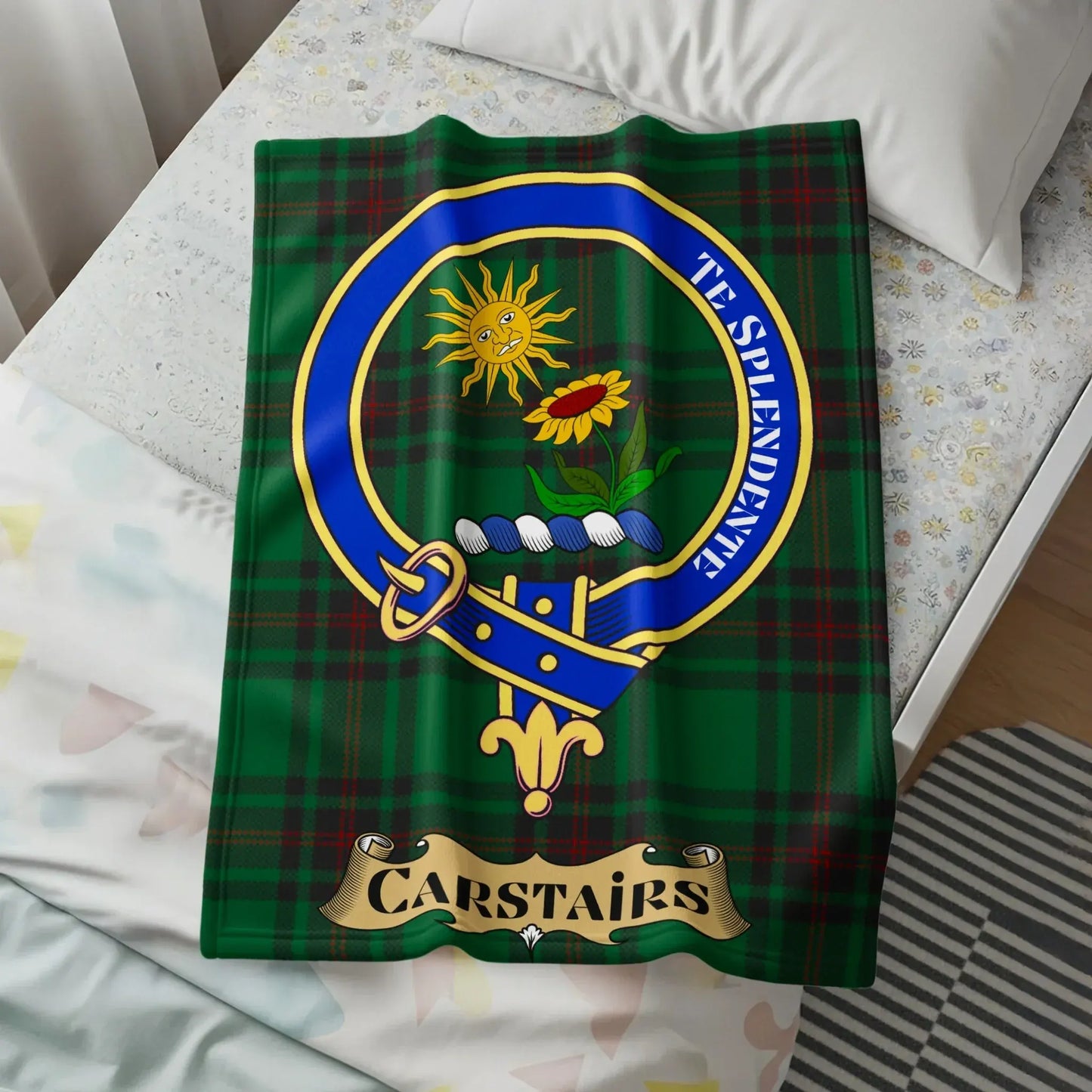 Carstairs Tartan Blanket Family Crest product