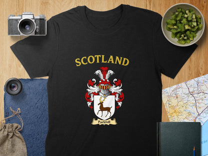 Scotland Parkhill Deer Emblem Design T-shirt product