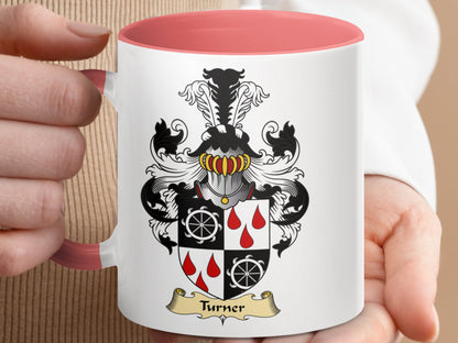 Turner Scottish Clan Coat of Arms Mug - Living Stone Gifts