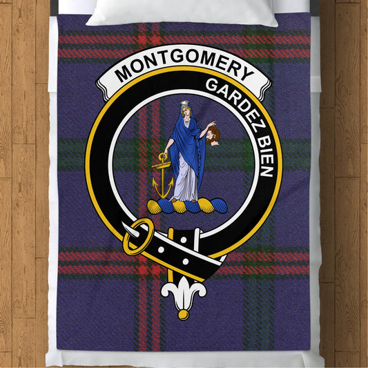 Scottish Clan Montgomery Gardez Bien Tartan Blanket - Living Stone Gifts