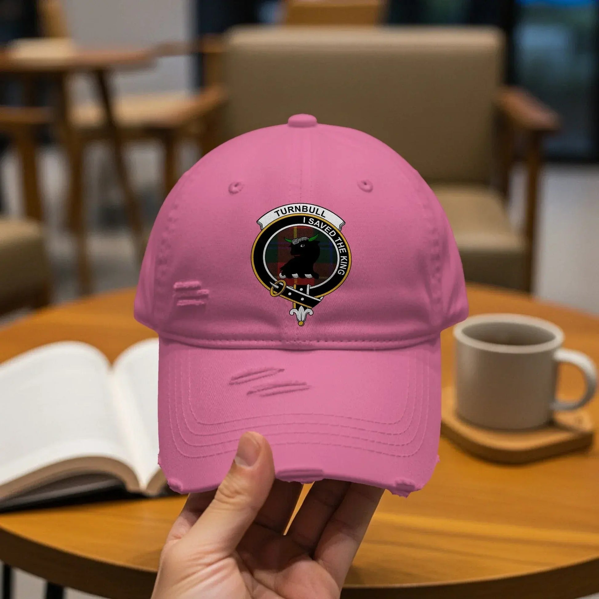 Casual Pink Hat with Unique Graphic Design product