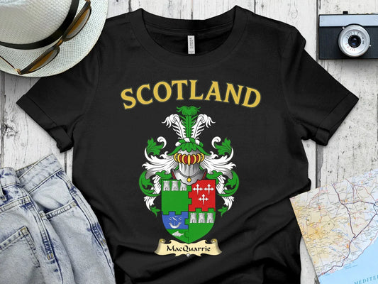 Scotland MacQuarrie Crest Design T-shirt product