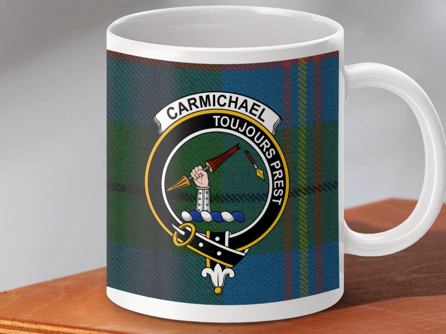 Carmichael Toujours Prest Clan Badge Mug product