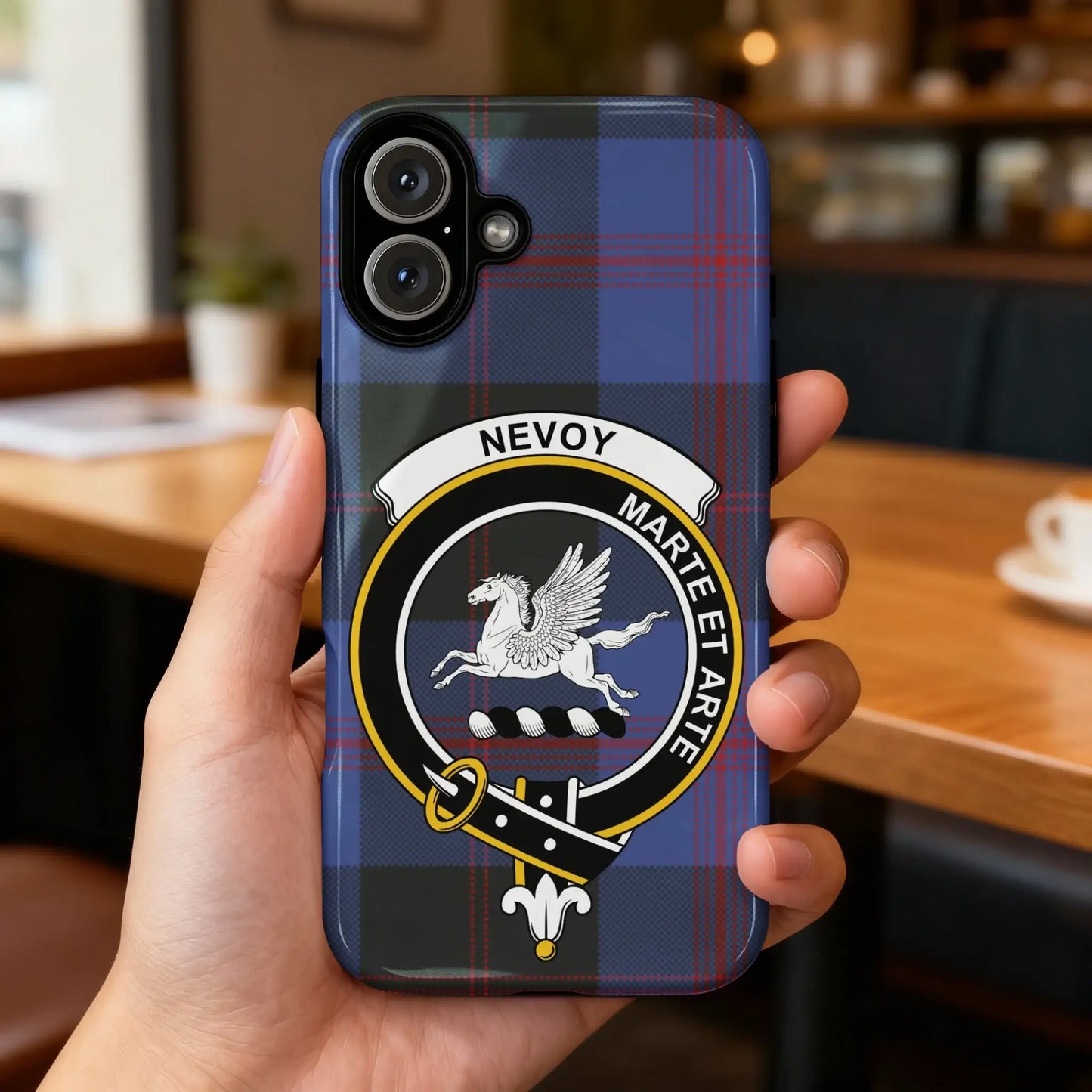 Nevoy Marte Et Arte Tartan Phone Case Accessory