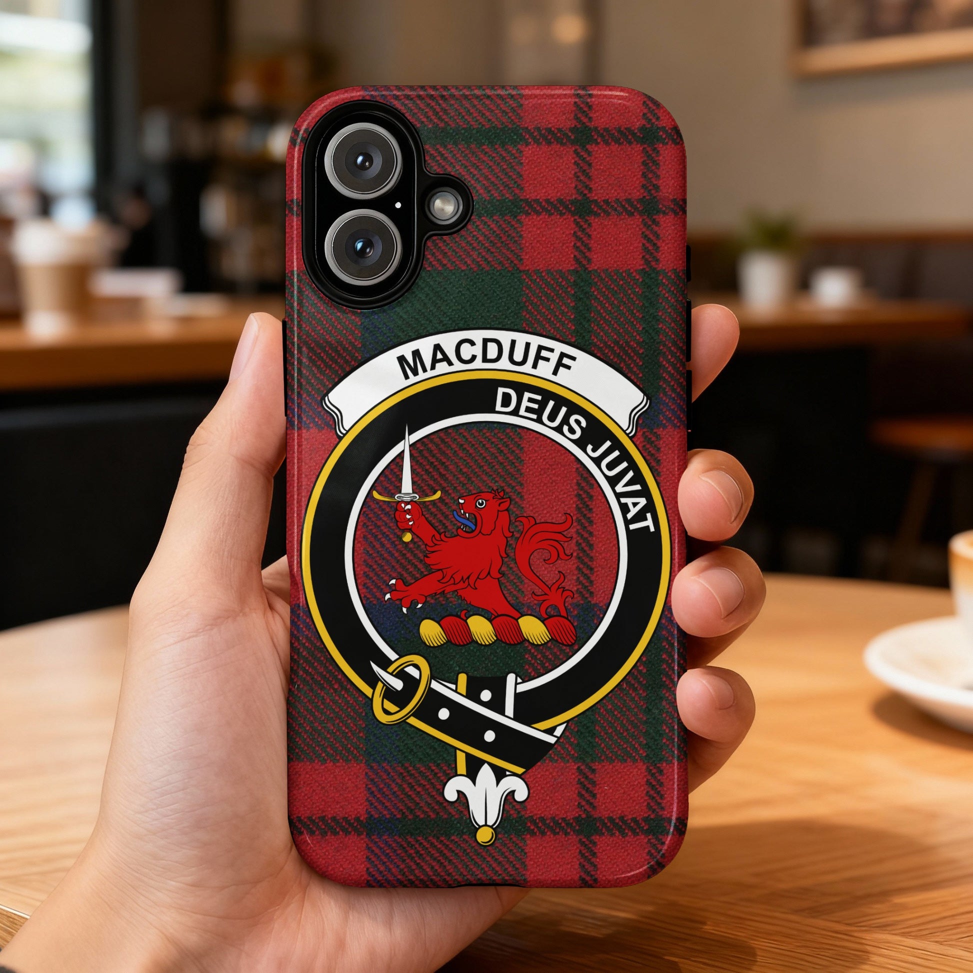 Macduff Deus Juvat Clan Crest iPhone Case Cover