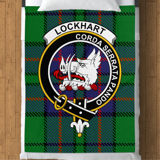 Scottish Clan Lockhart Corda Serrata Pando Blanket - Living Stone Gifts