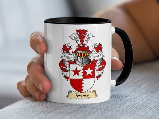 Clan Townes Scottish Coat of Arms Mug - Living Stone Gifts