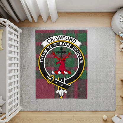 Scottish Crawford Clan Crest Rug Unique Floor Product