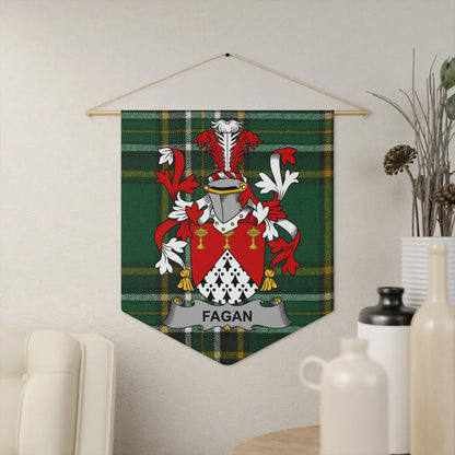 Fagan Family Coat of Arms Heraldic Wall Hanging product