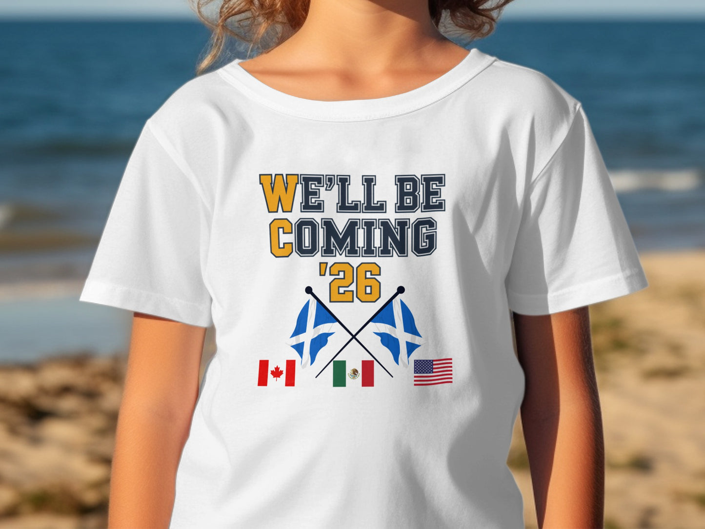 We'll Be Coming '26 Youth T-Shirt for International Fan