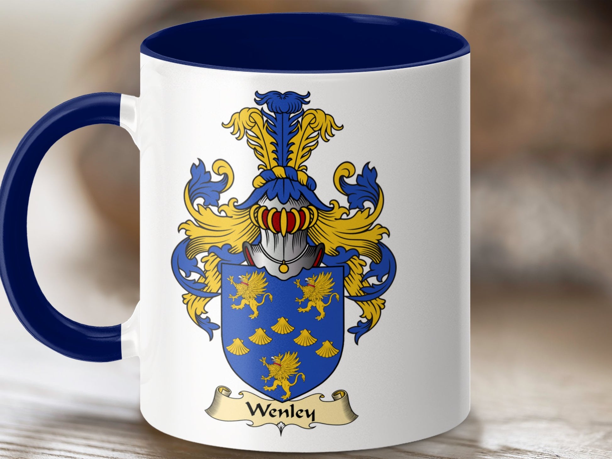 Wenley Clan Scottish Coat of Arms Mug - Living Stone Gifts