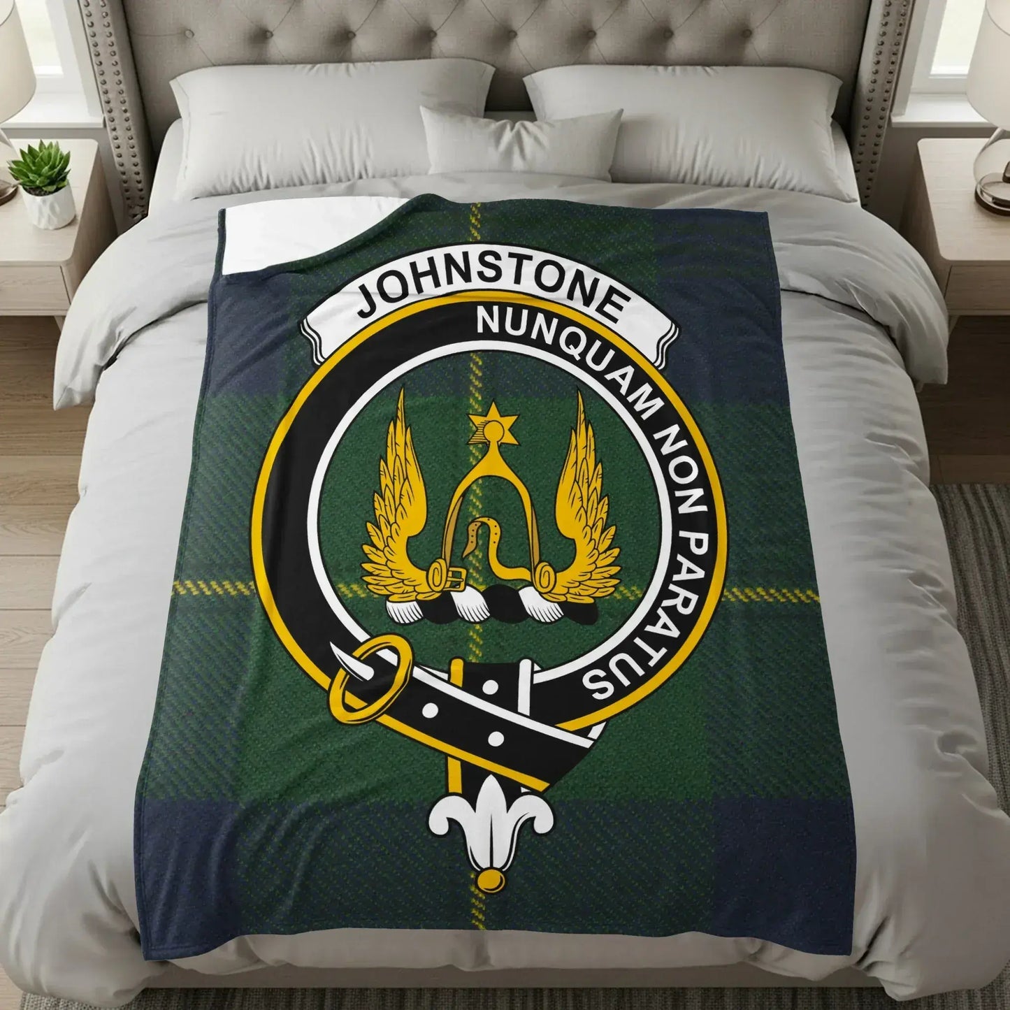 Johnstone Nunquam Non Paratus Emblem Blanket product