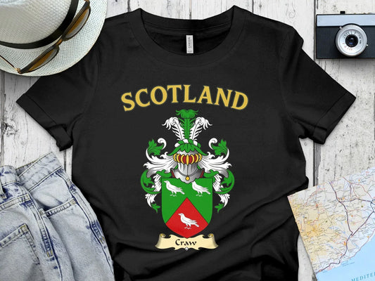 Scotland Craw Family Crest T-Shirt product