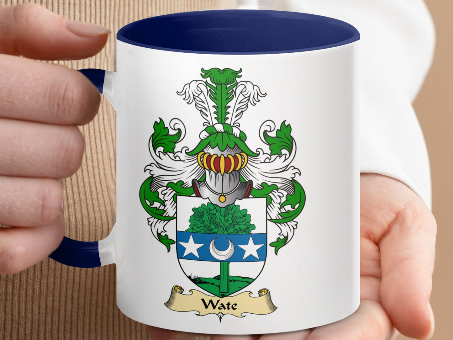 Wate Scottish Coat of Arms Mug - Living Stone Gifts