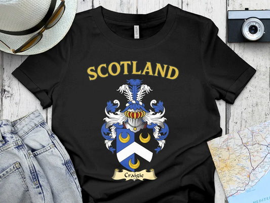 Scotland Craige Family Crest Design T-Shirt product