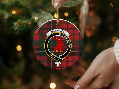 Tartan Pattern Macnicol Scorrybreac Holiday Ornament product type