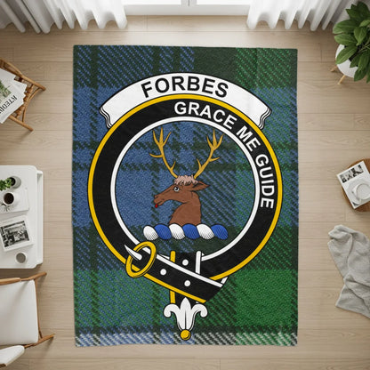 Forbes Grace Me Guide Clan Plaid Antler Print Rug product type