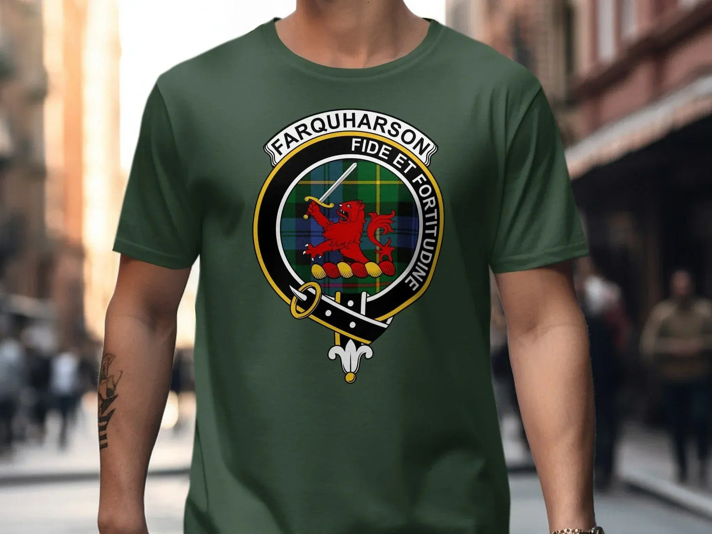 Farquharson Clan Badge Design Graphic Tee product