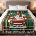 CAULFIELD Family Crest Plaid Throw Home Decor product type