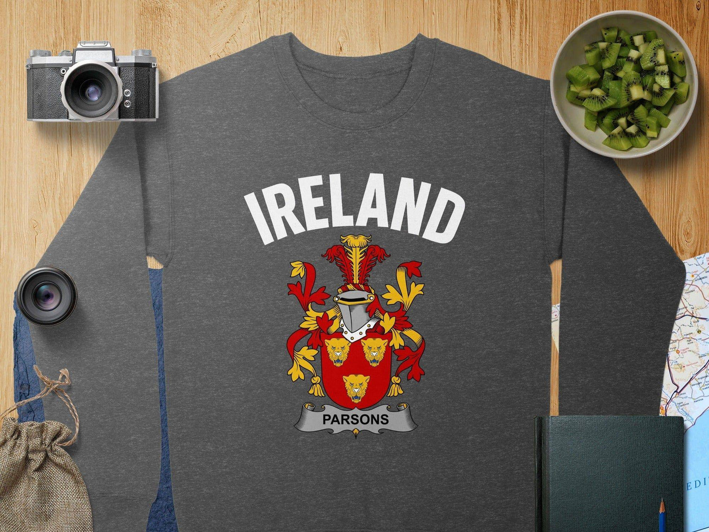 Ireland Parsons Family Crest Long Sleeve Shirt product type