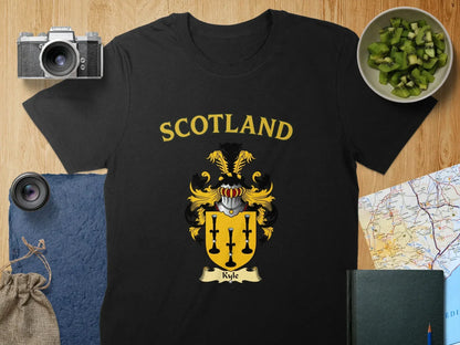 Scotland Family Crest Graphic Design T-shirt product type