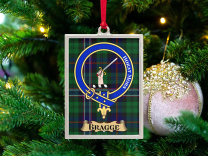 Bragge Clan Crest Christmas Tree Decoration product type