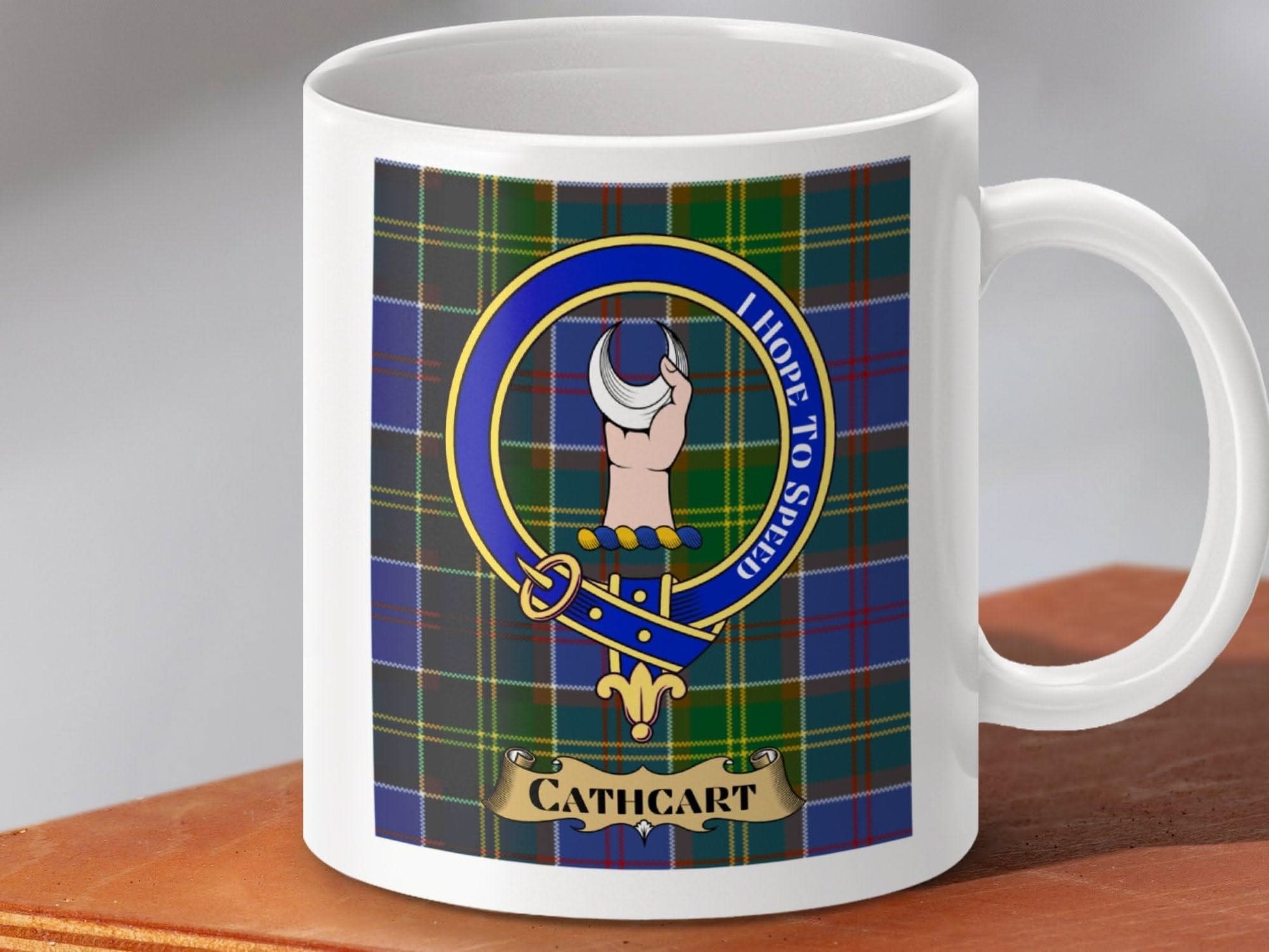Authentic Clan Cathcart Tartan Design Mug product