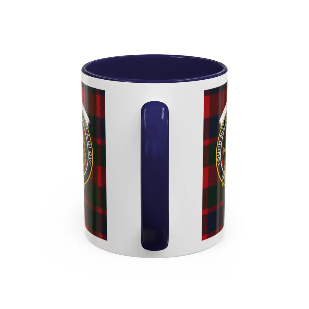 Scottish Tartan Plaid with Badge Design Mug