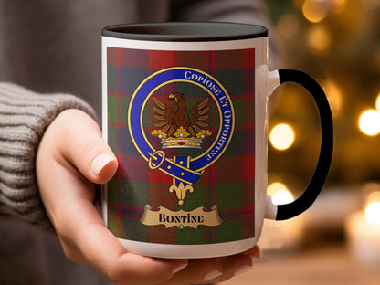 Copiose Et Opulentiae Bonthine Clan Crest Mug - Living Stone Gifts